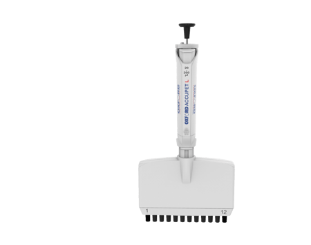 ACCUPET L 12 Channel Pipette 10-100ul